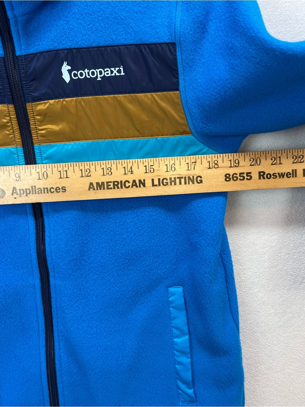 Cotopaxi Teca Fleece Full-Zip Jacket Women's M Slip ‘n Slide Blue - Picture 3 of 9